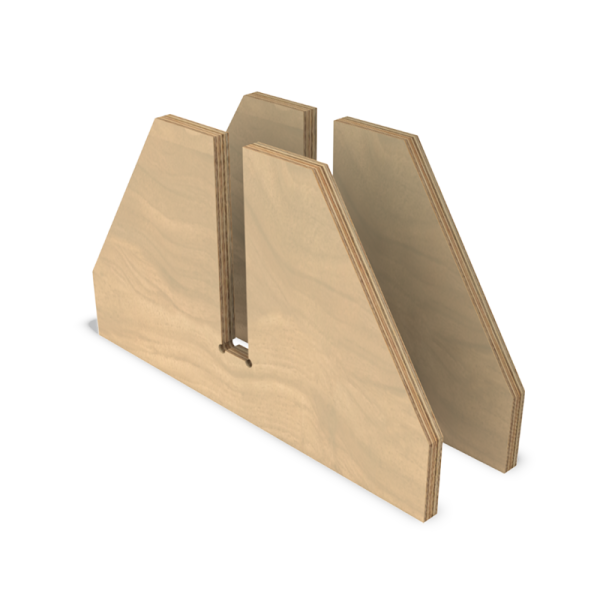 HOFA Standfüße aus Holz natur (Paar)